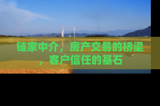 链家中介，房产交易的桥梁，客户信任的基石
