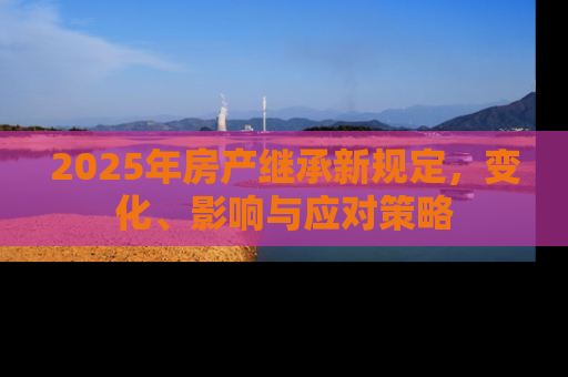 2025年房产继承新规定，变化、影响与应对策略