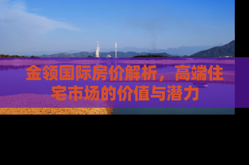 金领国际房价解析，高端住宅市场的价值与潜力