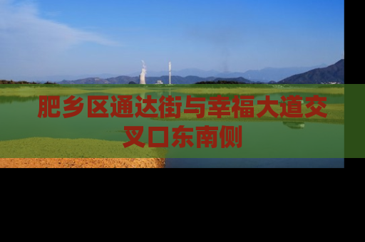 肥乡区通达街与幸福大道交叉口东南侧